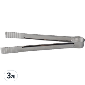 블룸엣홈 스텐 뷔페 주방집게 중, 3개