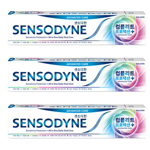 센소다인 컴플리트 프로텍션 플러스 치약, 100g, 3개