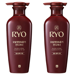 려 모발영양 윤기 발효 동백 오일 컨디셔너, 400ml, 2개