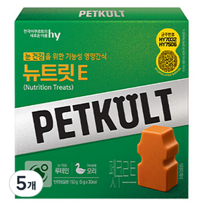 펫쿠르트 뉴트릿 E 혼합맛 30p, 150g, 5개