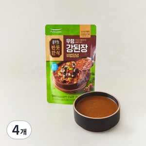 풀무원 우렁 강된장 비빔양념, 150g, 4개