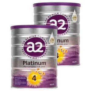 에이투밀크 a2 플래티넘 분유 4단계, 900g, 2개