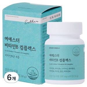 에스더포뮬러 여에스더 비타민B 컴플렉스 30g, 6개, 60정