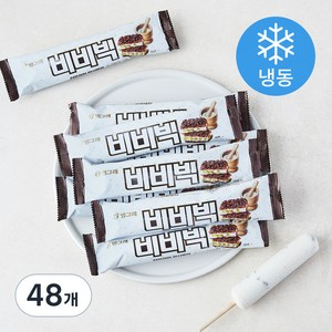 빙그레 비비빅 팥시루떡 (냉동), 48개, 1개입, 70ml
