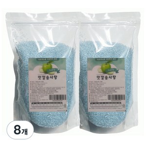 맛깔 설탕 솜사탕 전용 설탕 사과향, 500g, 8개