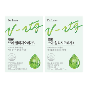 닥터린 브이 알티지 오메가3, 30정, 2개