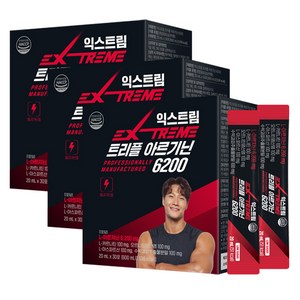 익스트림 트리플 아르기닌 6200, 600ml, 3개