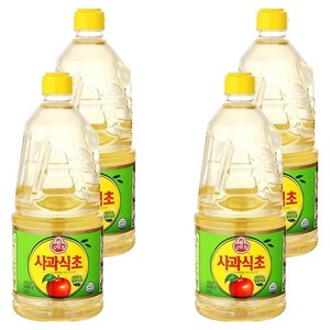 오뚜기 사과식초, 1.5L, 4개