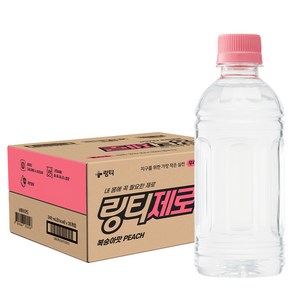 링티 제로 복숭아맛 무라벨, 340ml, 20개 골드박스 특가
