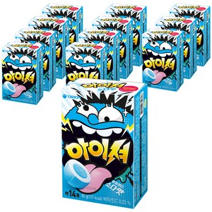 오리온 아이셔 캔디 소다맛, 42g, 12개