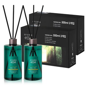 아로마엣세 센트클래식 대용량 디퓨저, 스태리썸머나잇, 500ml, 4개