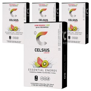 셀시어스 온더고 비타민 제로 에너지드링크 파우더 부스터 키위구아바라임맛, 4.5g, 40개입