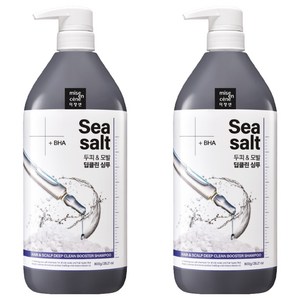 미쟝센 헤어 앤 스칼프 딥클린 부스터 샴푸 씨쏠트, 800g, 2개