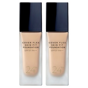 비오엠 커버 플렉스 스킨 핏 파운데이션 30ml, 2개, 23 내추럴 베이지