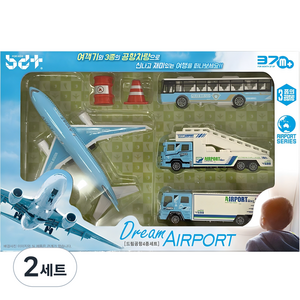 반디 완구 드림공항 4종세트, 혼합색상, 2세트