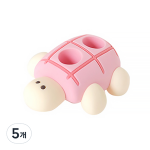 브런치브라더 터틀 칫솔꽂이, 핑크, 5개