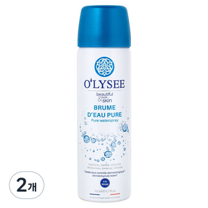 올리세 퓨어워터 미스트, 50ml, 2개
