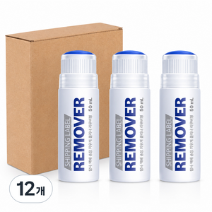 탐사 택배 송장 지우개 클리너 물파스형 50ml, 투명, 12개