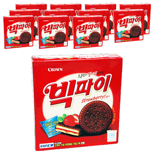 크라운 빅파이 딸기, 324g, 12개