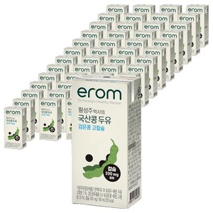 이롬 황성주 박사의 국산콩 두유 검은콩 고칼슘, 190ml, 72개