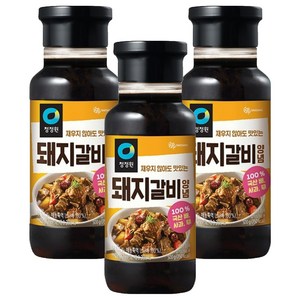 청정원 전통 돼지갈비양념, 500g, 3개