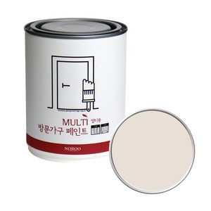 노루페인트 방문가구 페인트, WT 1141 Berry White, 1L, 1개