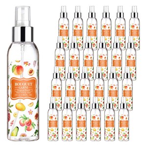 부케가르니 글로우 퍼퓸드 헤어 앤 바디미스트 트로피컬피치, 145ml, 25개