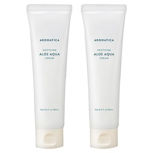 아로마티카 수딩 알로에 아쿠아 크림, 150ml, 2개