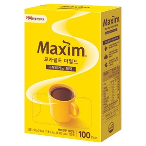 맥심 모카골드 마일드 아메리카노 블랙, 900mg, 100개입, 1개