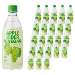 클룹 애사비소다 샤인머스캣 제로 탄산음료, 500ml, 24개