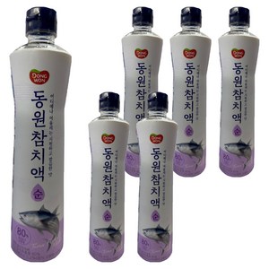 동원 참치액 순, 900g, 6개