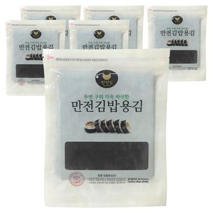 만전김 두번구운 김밥용 김, 115g, 6개