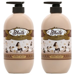 샤워때비누 화산송이 바디워시, 900ml, 2개