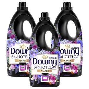 다우니 초고농축 호텔 컬렉션 섬유유연제 미스티크 본품, 2L, 3개