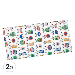 알로데 베아뚜스 여행 바캉스 비치타월 70 x 140 cm, 15 아트플라워, 2개