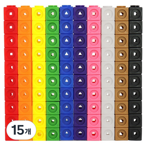 큰솔가베 연결큐브 고급형 100P, 15개