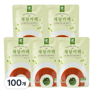 순수람 채담카레, 160g, 100개