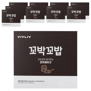 비브리브 꼬박꼬밥 체중조절용 조제식품 초코, 40g, 70개