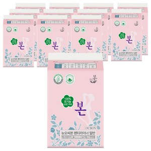 유기농본 순면 울트라슬림 팬티라이너, 일반, 34개입, 12개