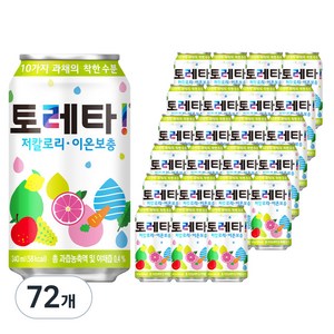 토레타 이온음료, 340ml, 72개