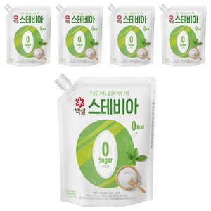 백설 스테비아, 400g, 5개