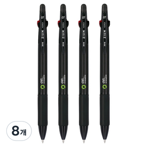 자바펜 지움3겔 지워지는 볼펜 0.7mm, 블랙, 8개