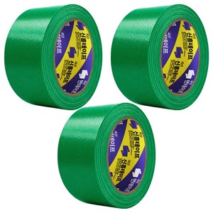 신흥 국산 대용량 라바 청면테이프 48mm X 25M 녹색, 3개