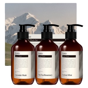 나드 핸드워시 세트 라벤더머스크 + 티트리로즈마리 + 레몬민트, 280ml, 1개