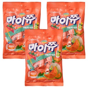 마이쮸 필로우 캔털루프멜론, 100g, 3개