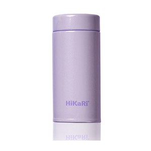 HiKaRi 레인보우 미니 보온보냉 스텐 텀블러, 라벤더, 200ml, 1개