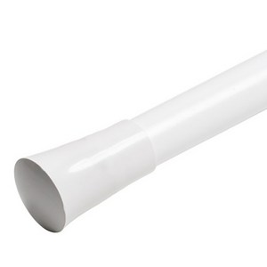 생활백서 심플 커튼봉 25mm, 화이트