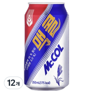 맥콜 탄산음료, 350ml, 12개