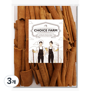 초이스팜 시나몬 스틱, 250g, 3개