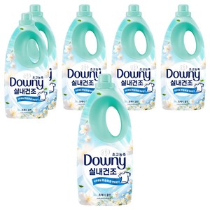 다우니 실내건조 초고농축 섬유유연제 프레시 클린 본품, 2L, 6개